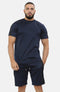 Men Side Contrast Panel Top & Short Set