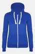 Child Plain Zipper Fleece Hoodie