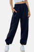 Women Elastic Waist Sweatpants With Pocket
