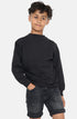 Kid Plain School Sweatshirt Jumper