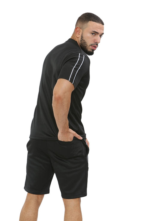 Men Polyester Fleece Short Set
