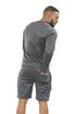 Mens polyester fleece with cargo pocket