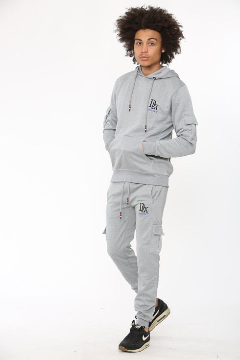 Men Polyester Tracksuit With front pocket on Hood