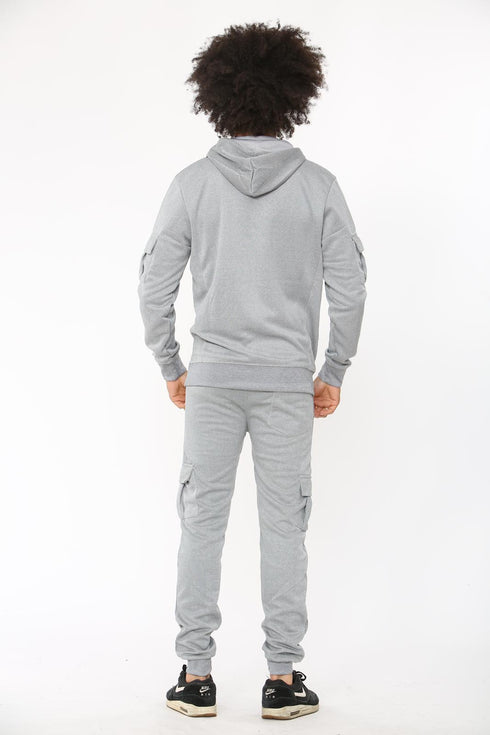 Men Polyester Tracksuit With front pocket on Hood