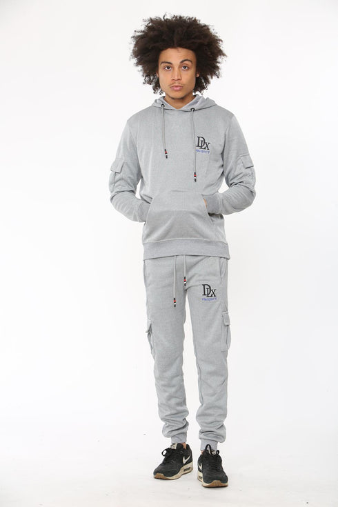 Men Polyester Tracksuit With front pocket on Hood