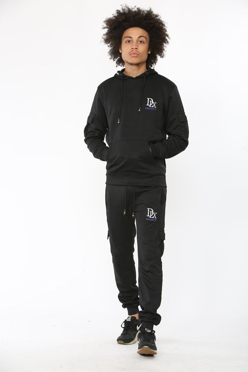 Men Polyester Tracksuit With front pocket on Hood