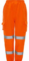 Mens Hi Vis Viz Combat Trousers JOGGING BOTTOMS Workwear JOGGERS