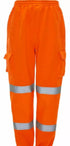 Mens Hi Vis Viz Combat Trousers JOGGING BOTTOMS Workwear JOGGERS