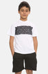 Kids Contrast Panel 2 Pieces T-Shirt & Short Set