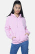 Women Plain Pullover Fleece Hoodie