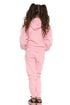 Girls and boy plain zip tracksuit