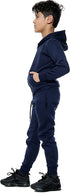 Girls and boy plain zip tracksuit