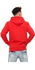 Men Plain Pullover Hoodie With Kangaroo Pocket