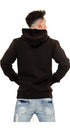 Men Plain Pullover Hoodie With Kangaroo Pocket